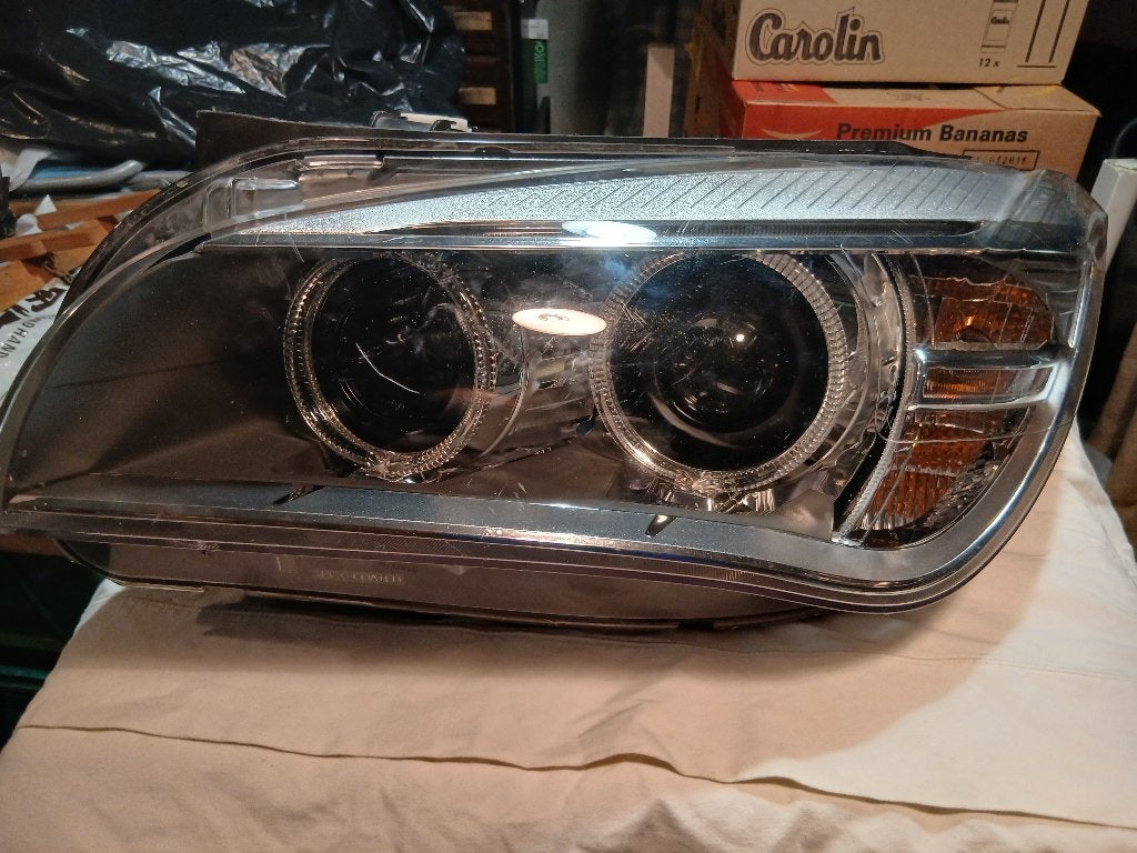 Phare/Optique avant gauche L BMW E84 LCI 2013, Enlèvement, Utilisé, BMW