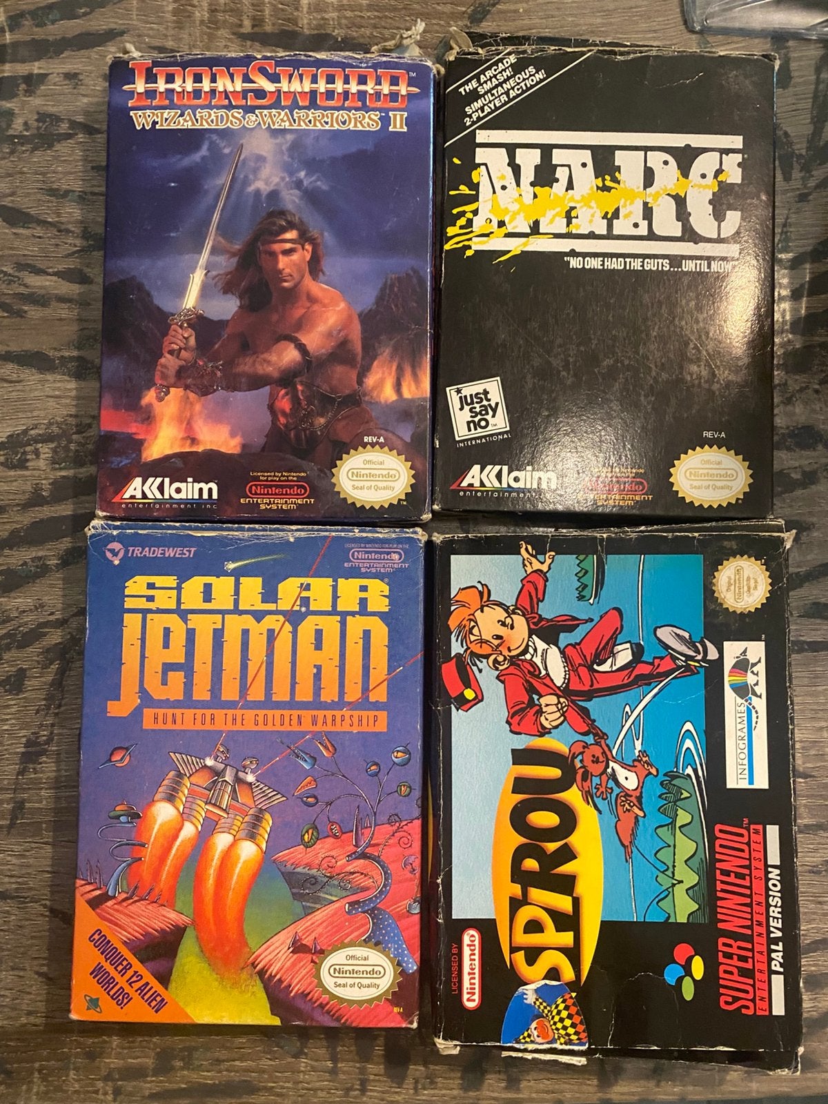 4 Nintendo NES/SNES games, Games en Spelcomputers, Games | Nintendo NES, Ophalen, Zo goed als nieuw