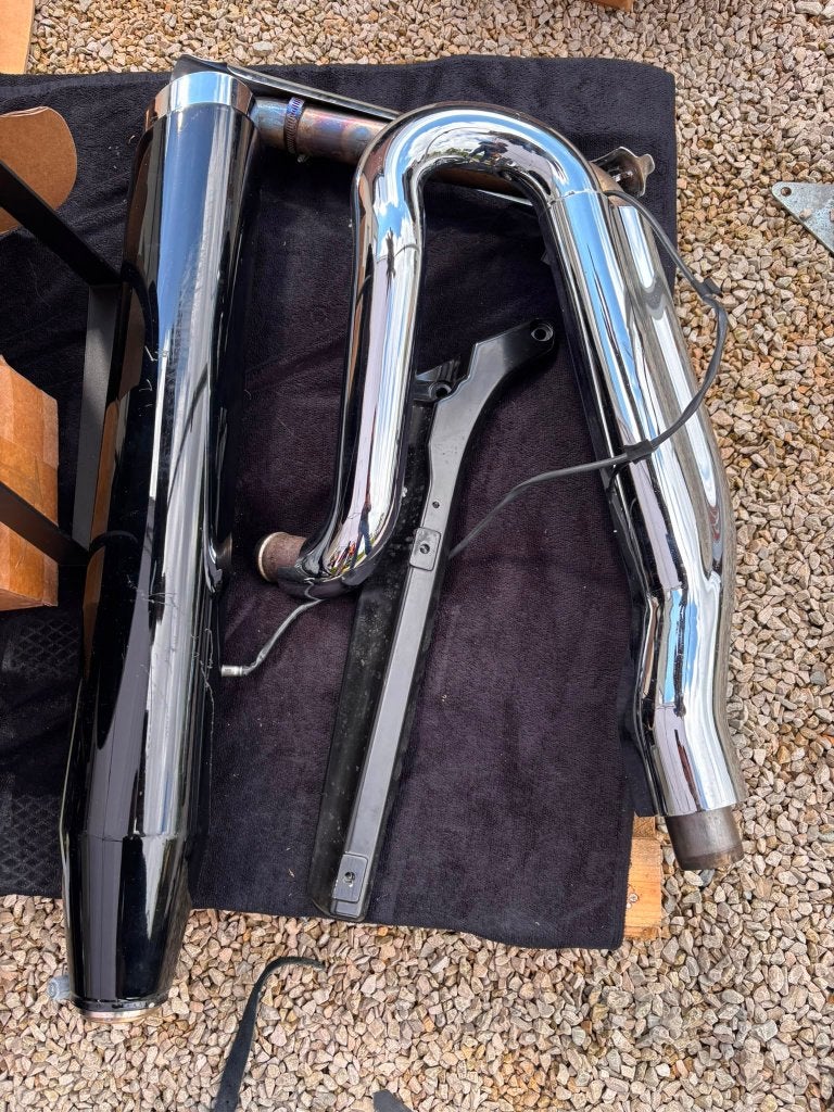 Harley Davidson SportGlide originele uitlaat, Motoren, Ophalen, Gebruikt