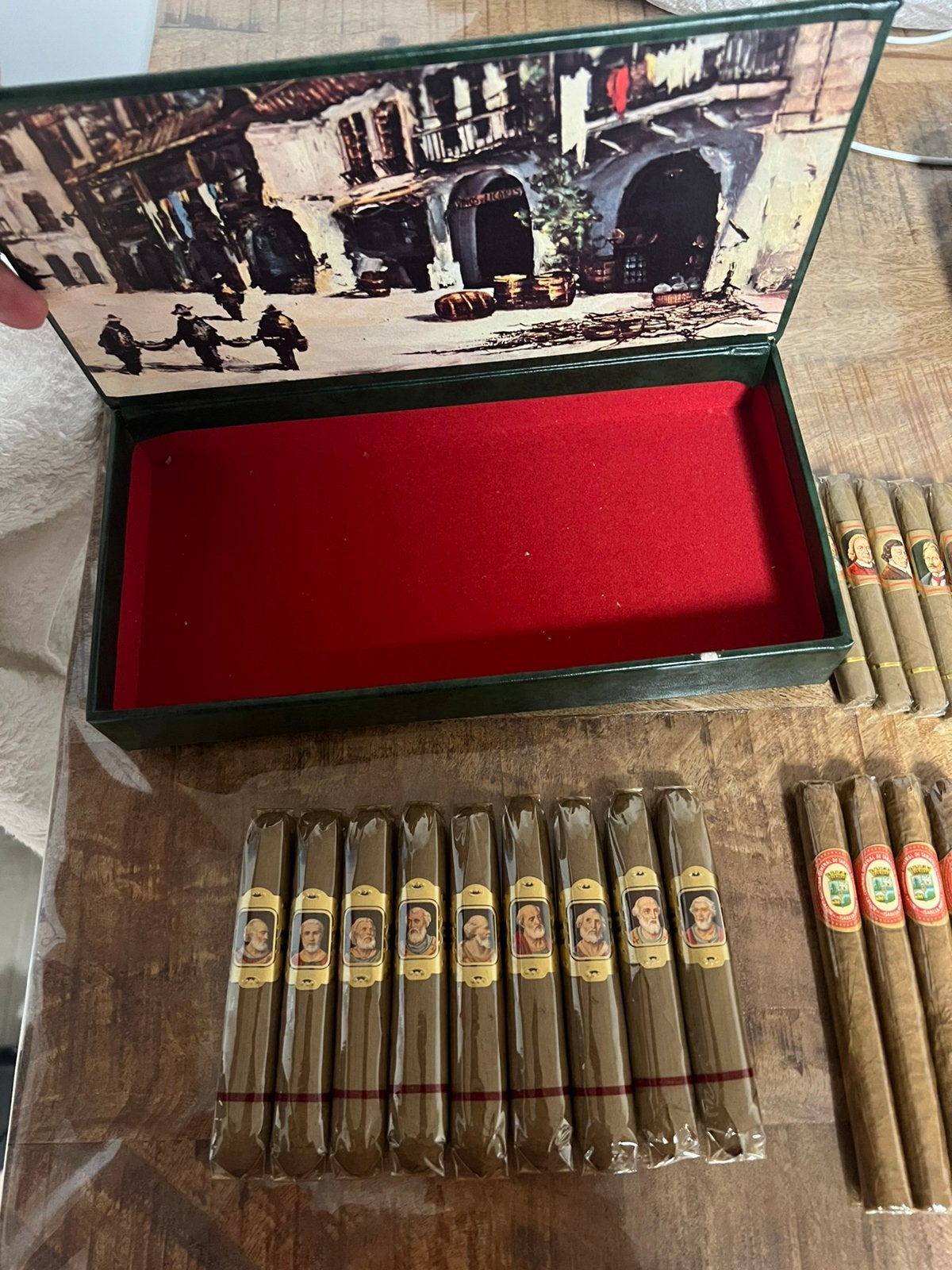 Lot vintage de 27 cigares de collection et boîte AGIO, Collections, Enlèvement, Comme neuf
