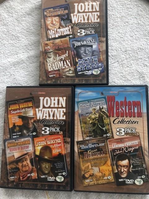 3 DVD John Waine Collection = 9 films, Ophalen of Verzenden