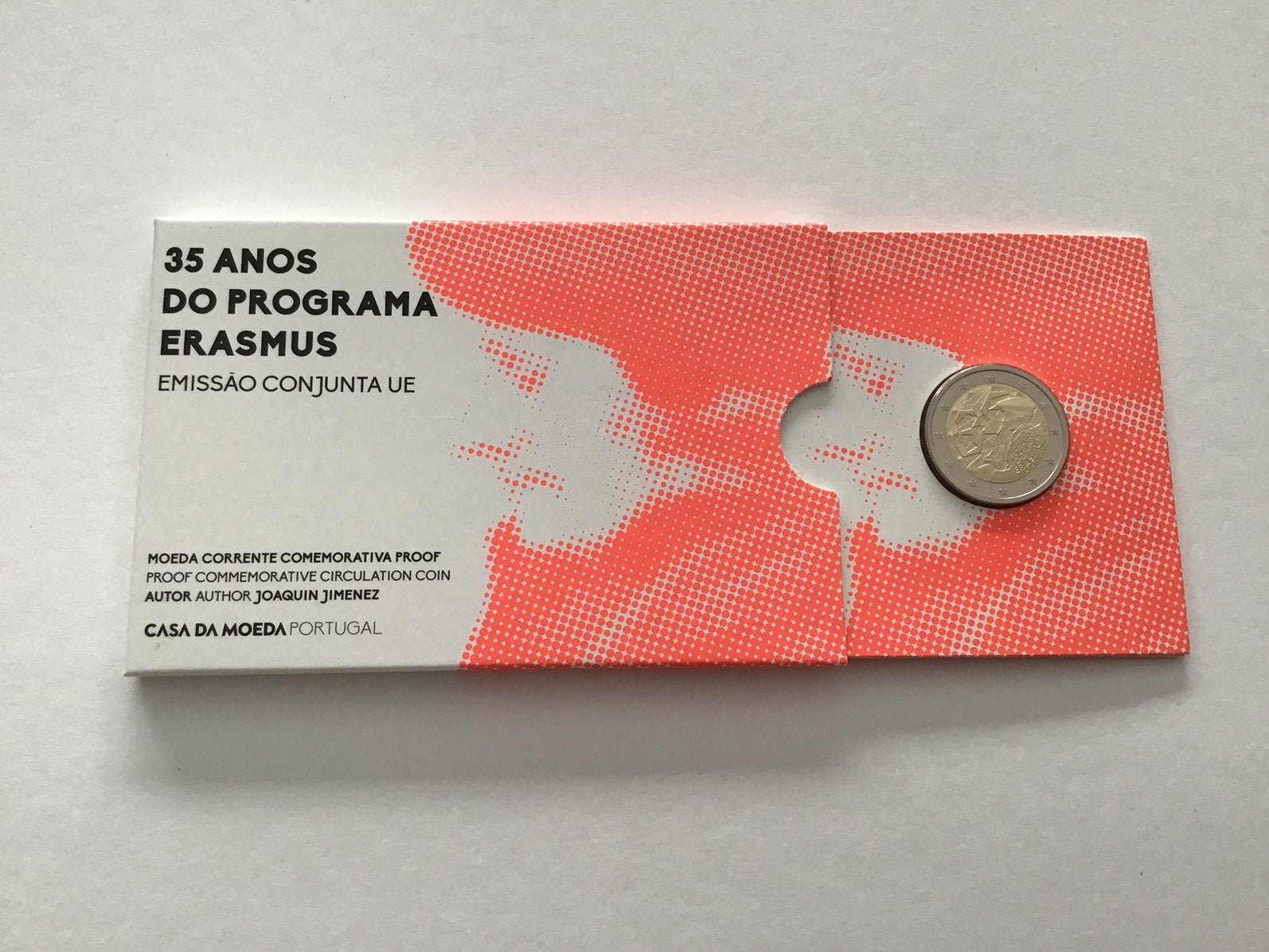 Portugal 2 euro Erasmus 2022 Proof, Ophalen of Verzenden, Portugal, 2 euro