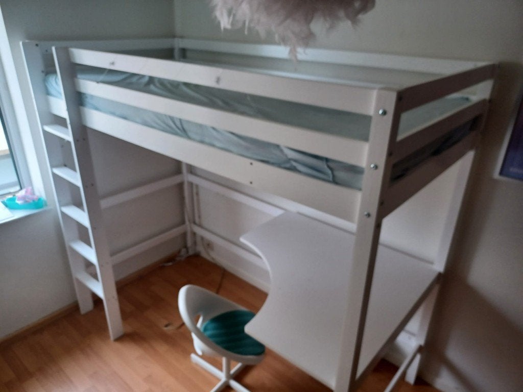 Lit Enfant Mezzanine avec Bureau "Angéla", Maison & Meubles, 90 cm, Enlèvement, 160 à 180 cm, Lit mezzanine