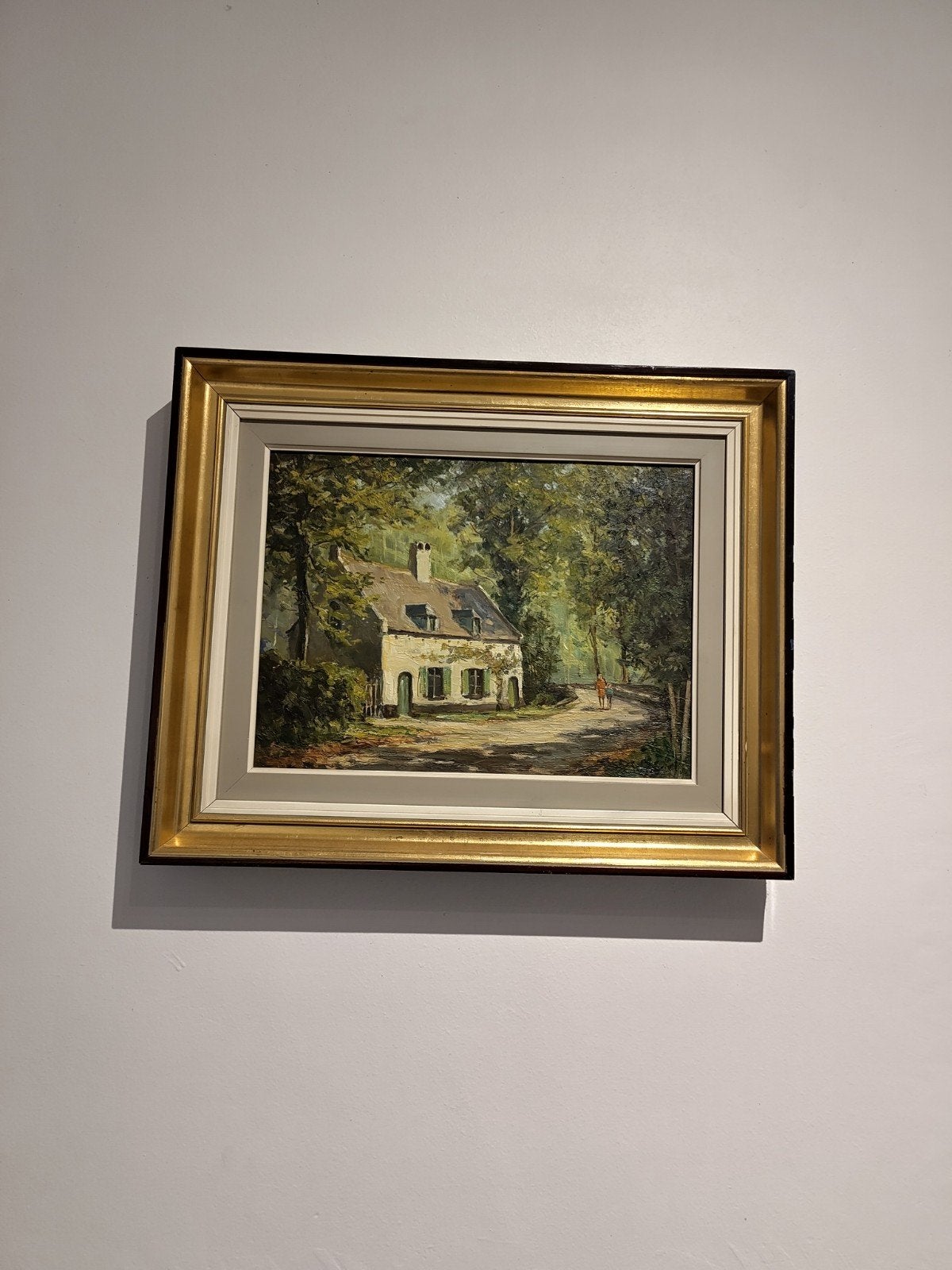 Tableau Peinture Huile sur Toile – Paysage, Œuvre originale, Peinture à l'huile, Paysage, Enlèvement