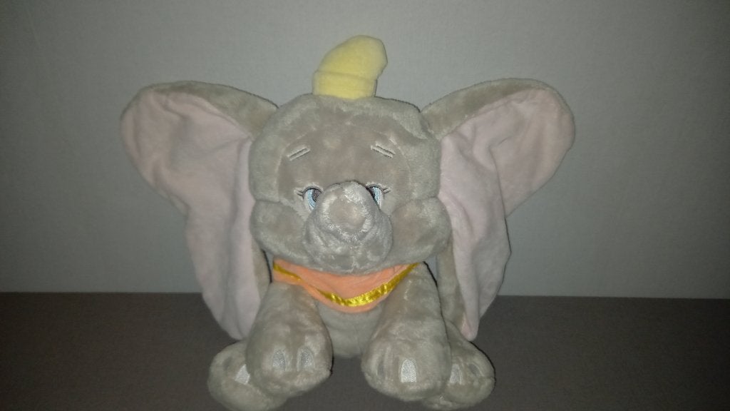 Peluche pour bébé Dumbo, Disney, Éléphant, Utilisé, Disney