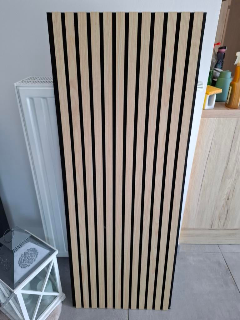 NIEUW akoestisch wandpaneel - Houten latten (130 x 50 cm), Ophalen