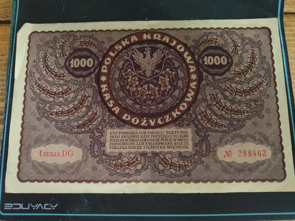 Billet polonais 1919, Enlèvement ou Envoi