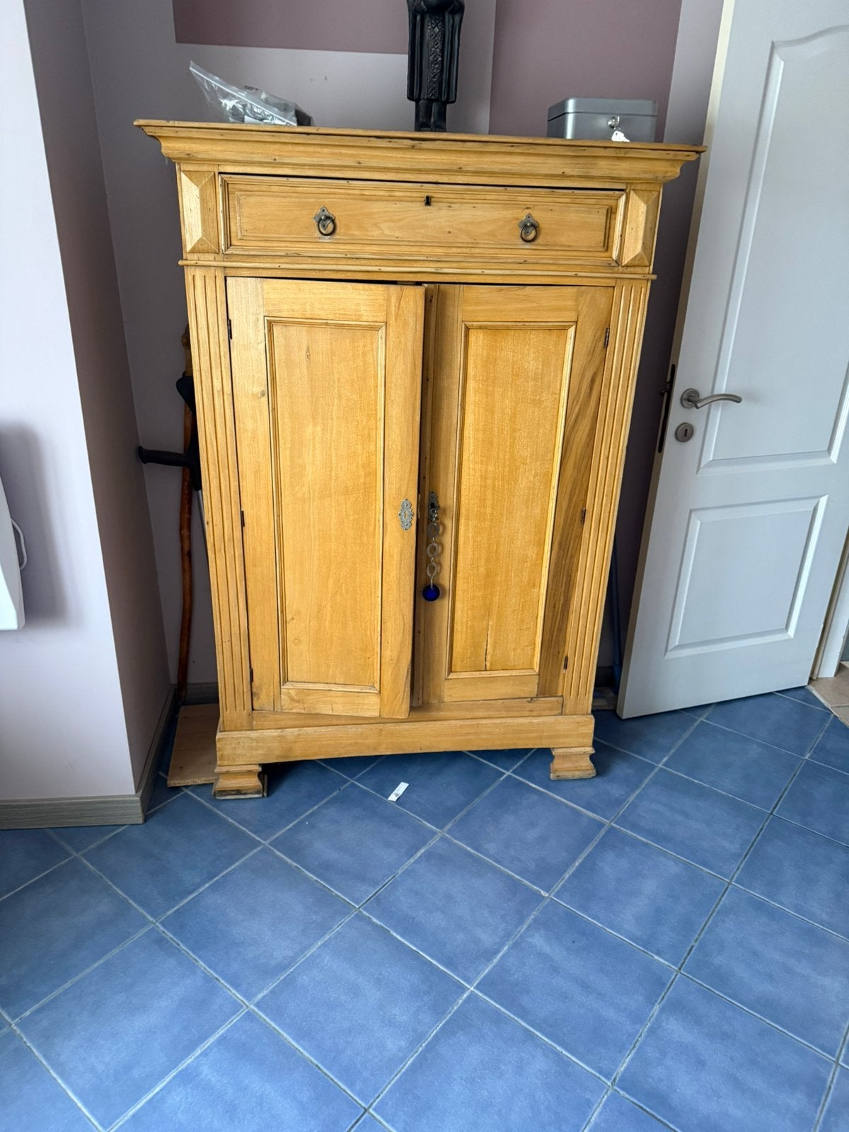 Meuble de rengement avec tiroir, Antiquités & Art, Enlèvement