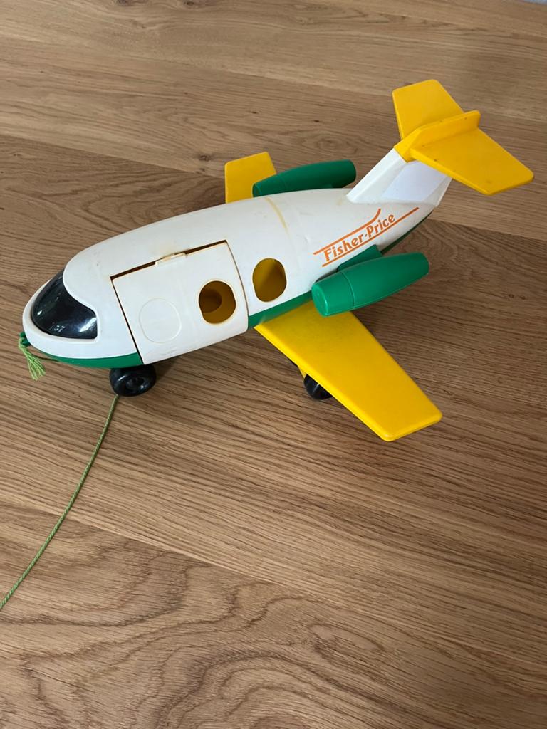 Fisher price vintage vliegtuig, Ophalen, Zo goed als nieuw