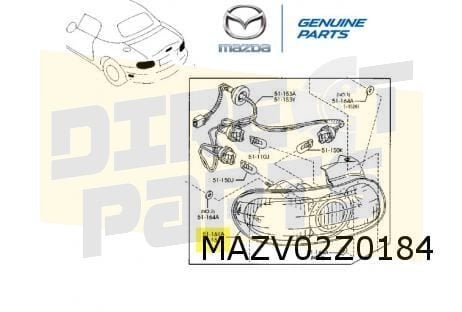 Mazda MX-5 (-3/05) achterlicht Rechts Origineel!  N06651170, Autos : Pièces & Accessoires, Neuf, -, -, Mazda