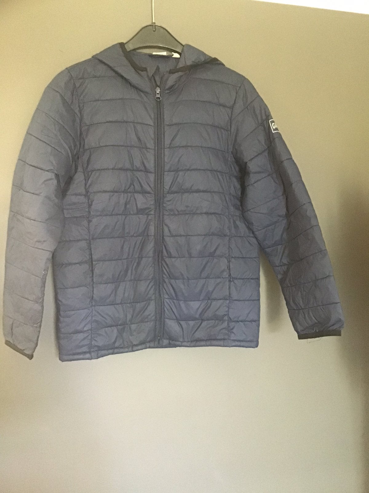 Donkerblauwe tussenjas GAP, Kinderen en Baby's, Kinderkleding | Maat 146, Ophalen of Verzenden, Gebruikt, Jongen of Meisje, Jas