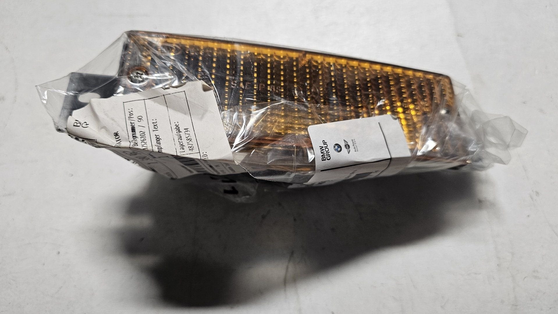 Oranje knipperlicht rechts in de bumper BMW E30  63131380962, Neuf, -, Origine de la pièce connue, -