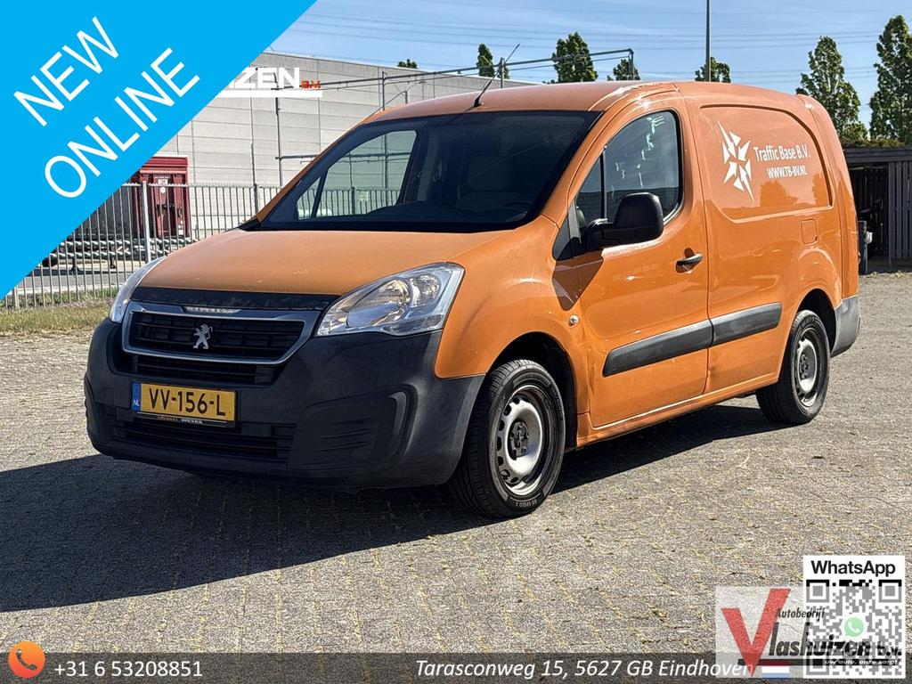 Peugeot Partner 122 1.6 BlueHDi 100 L2 XR S&S | € 4.350,- NE, Auto's, 110 g/km, Bedrijf, ABS, Te koop