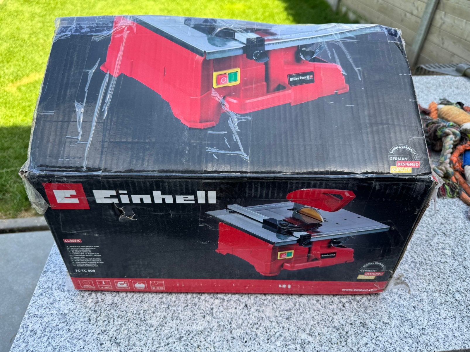 Tegelsnijmachine Einhell, Doe-het-zelf en Bouw, Ophalen, Gebruikt