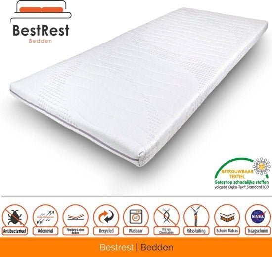 Topdekmatras 160 - 200 / NIEUW, Huis en Inrichting, Ophalen, Matras, 200 cm, 160 cm
