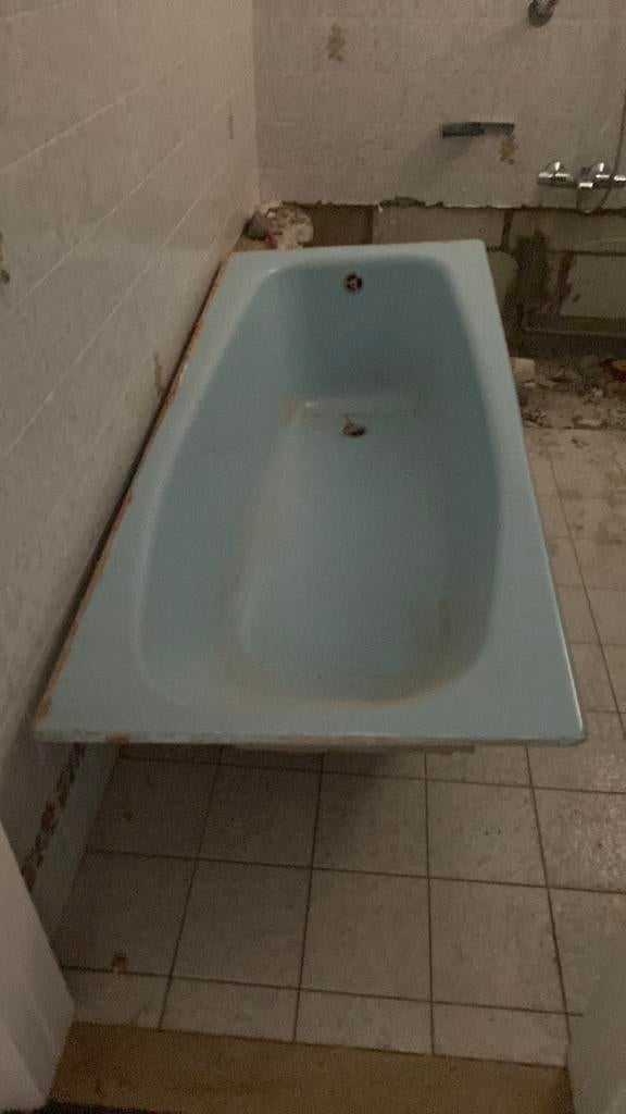 Zinken/ijzer bad kuip, Ophalen, Gebruikt