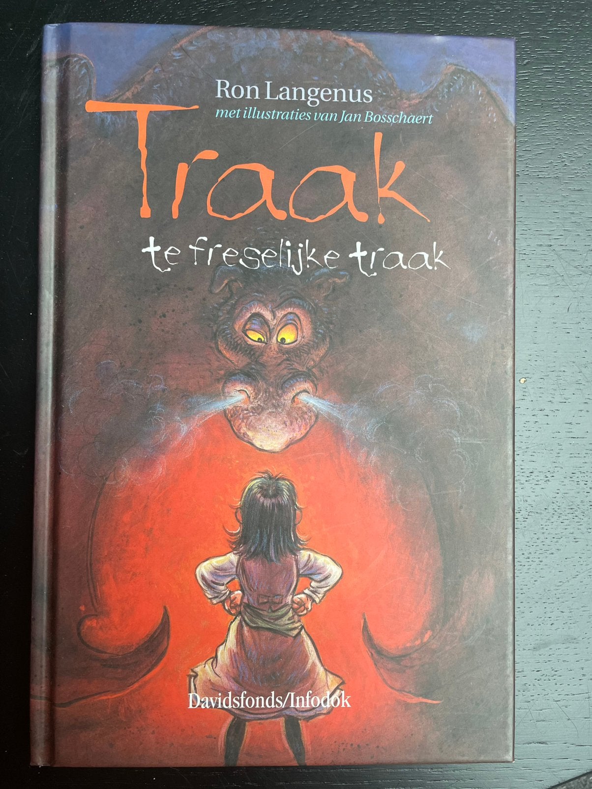 R. Langenus - Traak te freselijke traak, Boeken, Kinderboeken | Jeugd | 10 tot 12 jaar, Ophalen, Zo goed als nieuw, R. Langenus