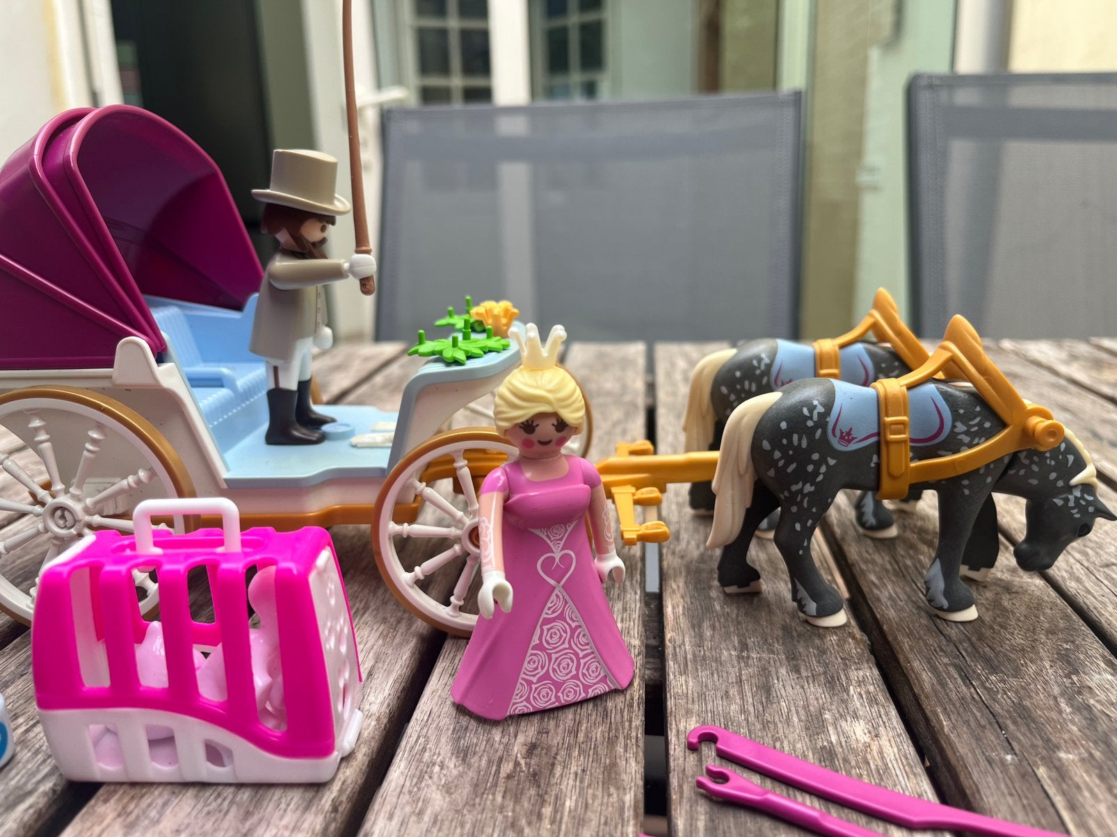 Playmobil Princess Calèche et couple royal, Enlèvement ou Envoi, Comme neuf, Princess