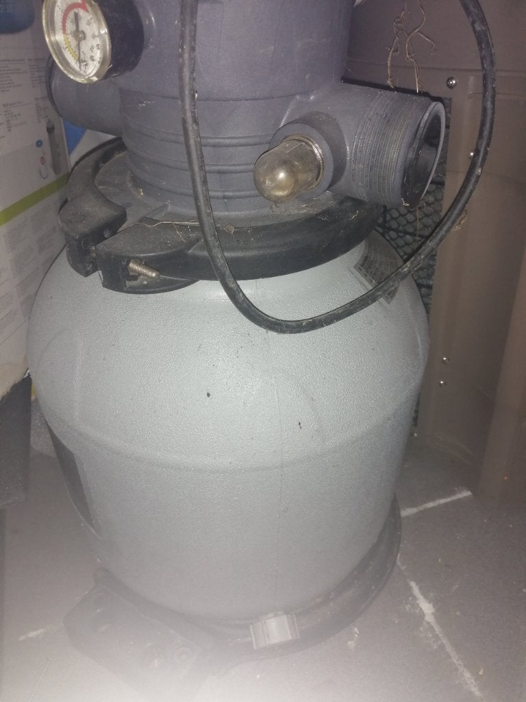 Zwembad Intex Ultra XTR 5,5 x 2,8 m  voor onderdelen, Ophalen, Gebruikt, Overige typen