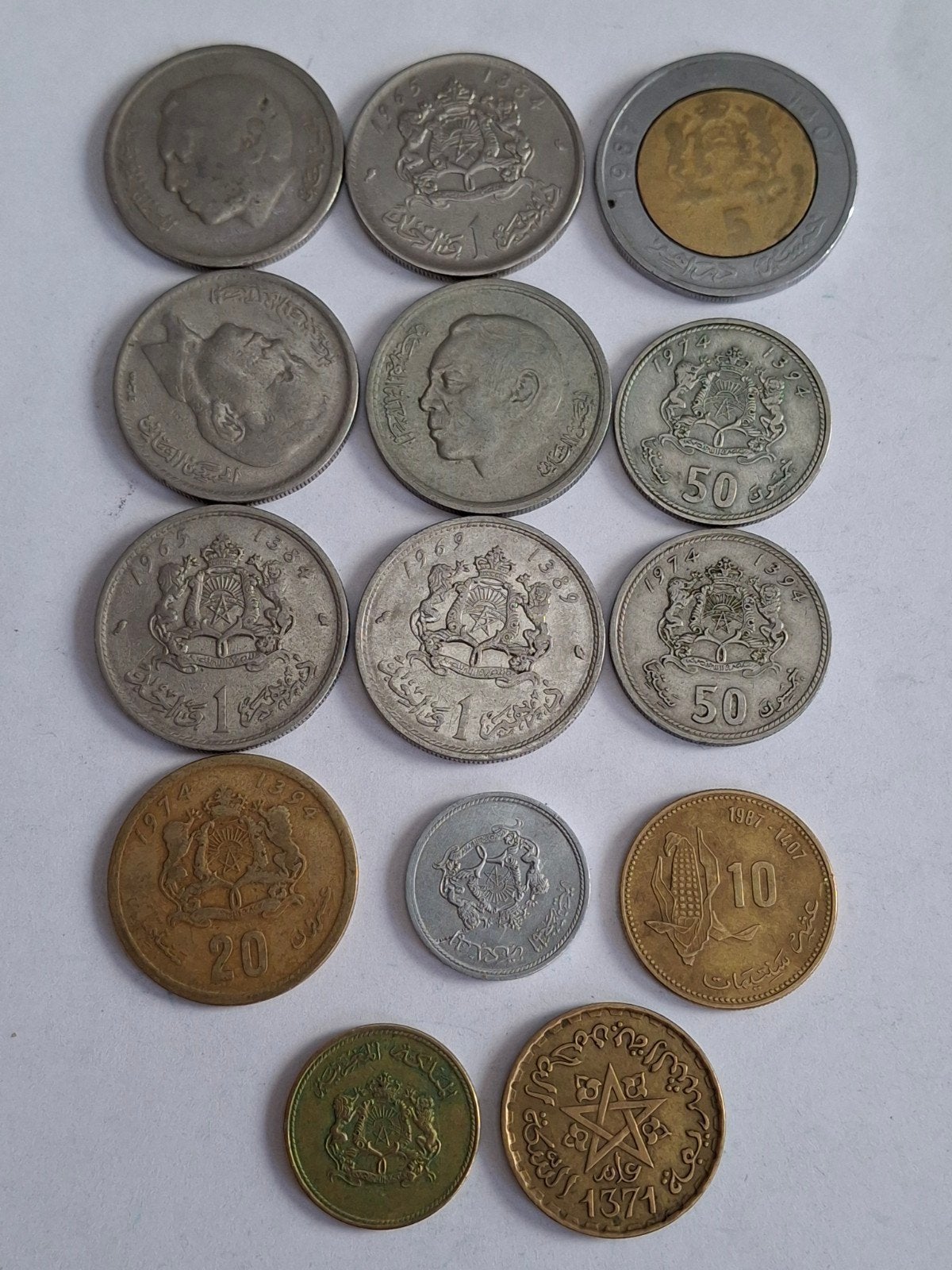 Munten uit Marokko, Ophalen of Verzenden, Munten