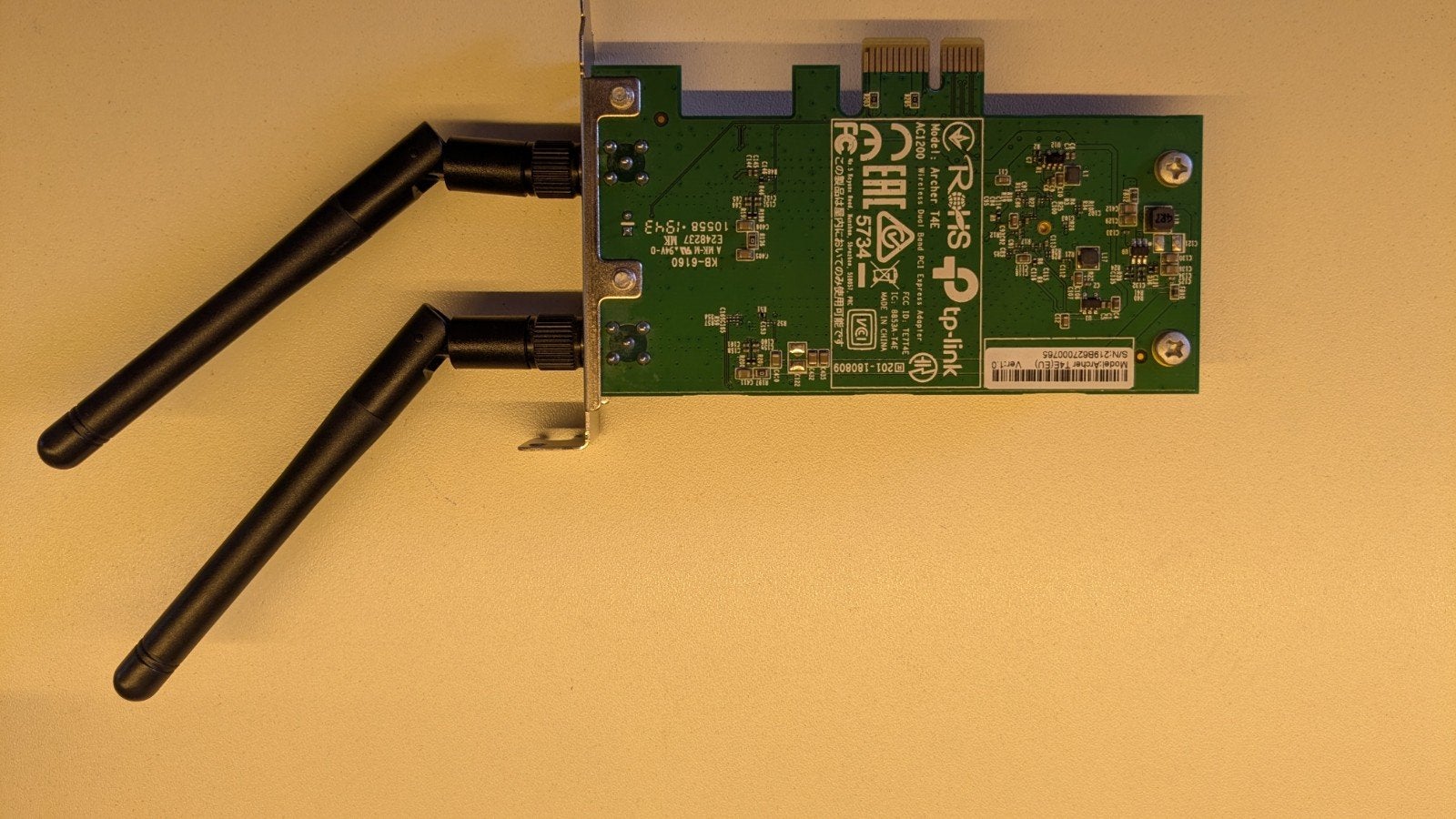 Pcie wifi kaart tp link archer T4E, Enlèvement, Utilisé, Interne, Tp-link