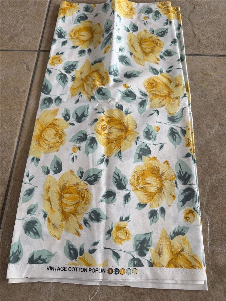 Stuk Stof - Vintage cotton poplin, Hobby & Loisirs créatifs, Tissus & Chiffons, Enlèvement ou Envoi, Neuf