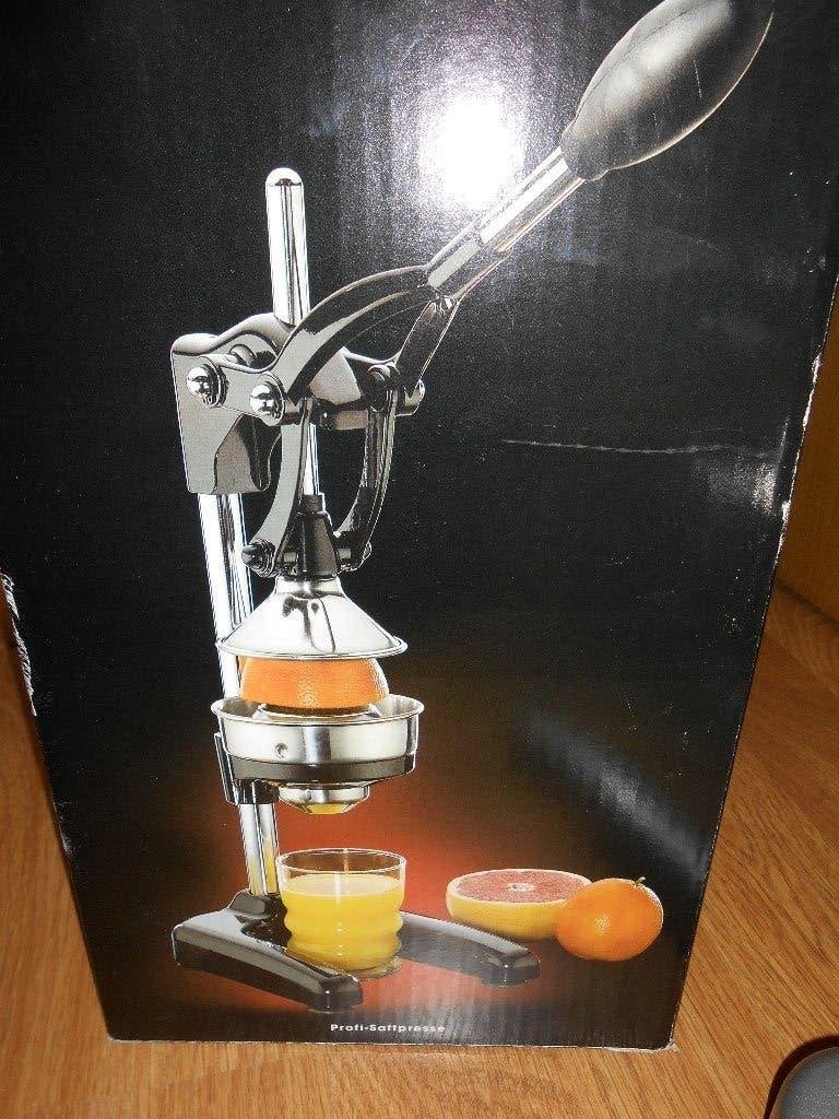 citruspers, Ophalen, Zo goed als nieuw