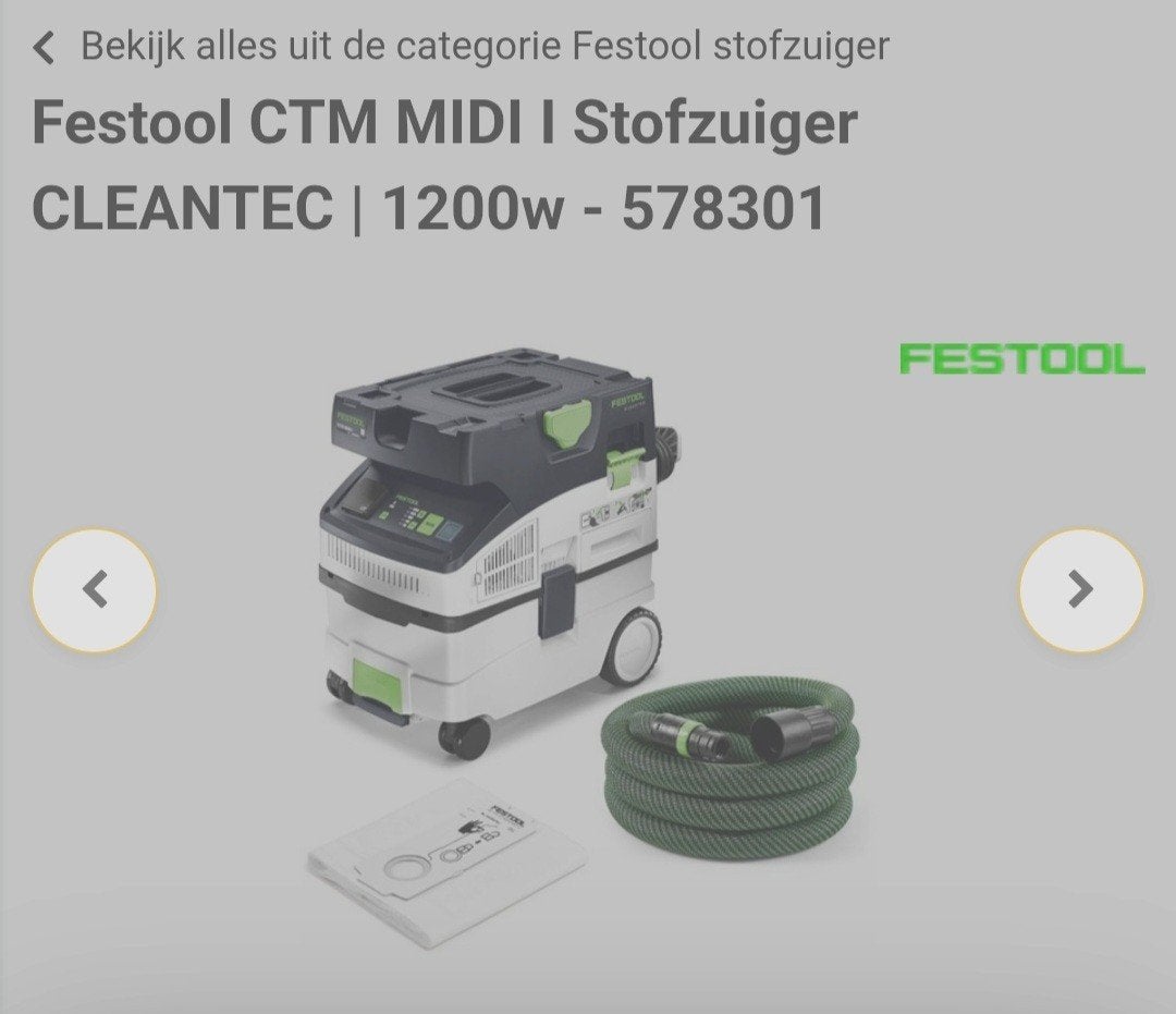 Festool ctm midi I, Ophalen of Verzenden