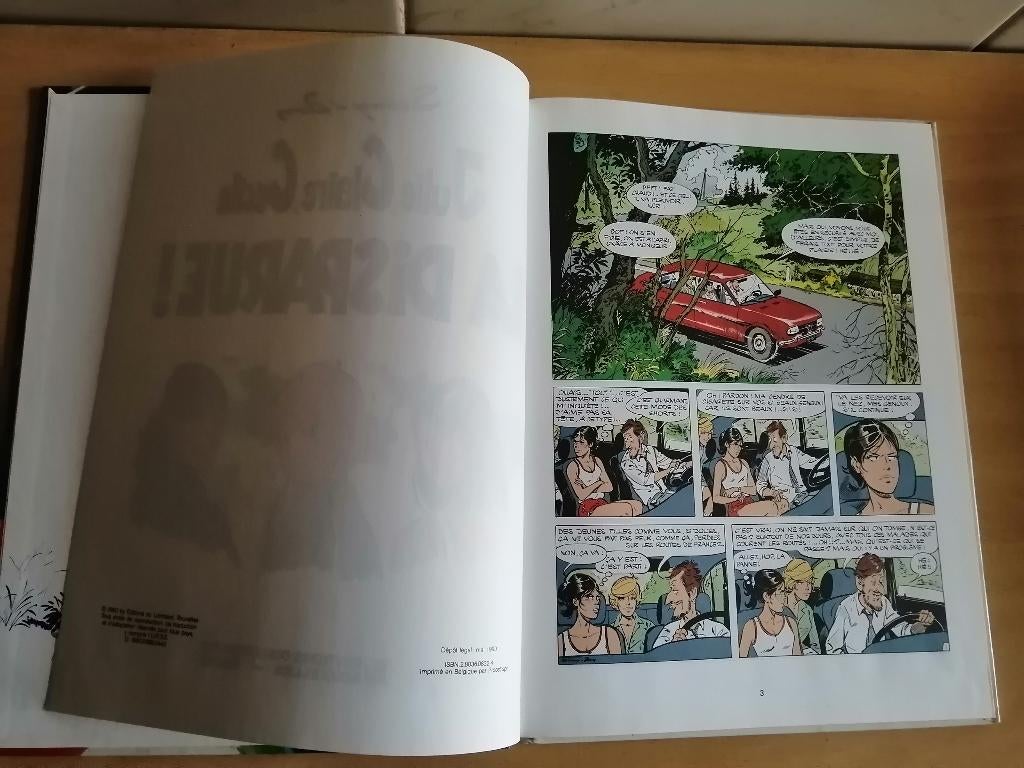 BD Julie Claire Cécile tome 7 : La disparue de Bom E.O.1990, Livres, Une BD, Enlèvement ou Envoi