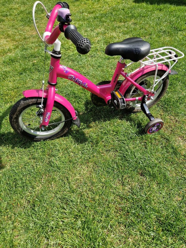 Prachtige Alpina kinderfiets Girlpower 12 Candy Pink, Fietsen en Brommers, Ophalen, Terugtraprem