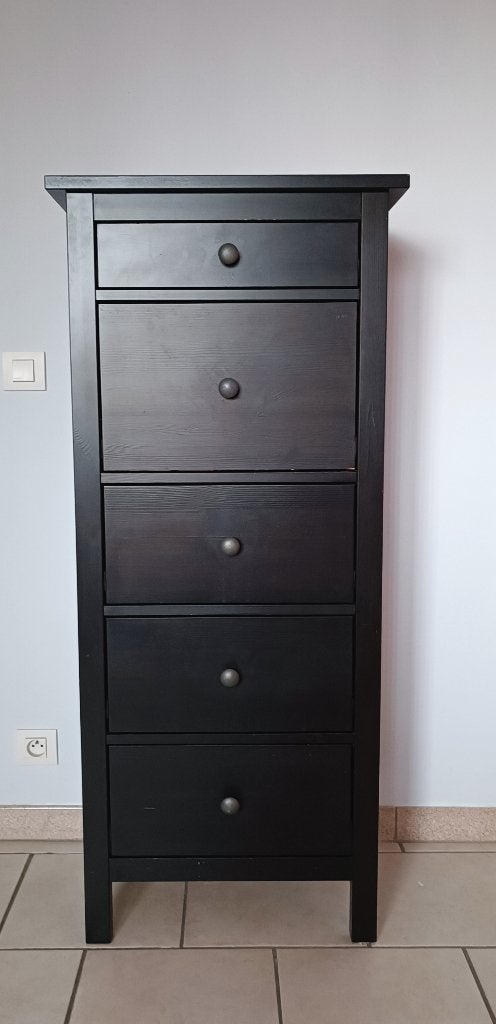 Commode Ikea 5 tiroirs, Maison & Meubles, 25 à 50 cm, 5 tiroirs ou plus, Enlèvement, Utilisé