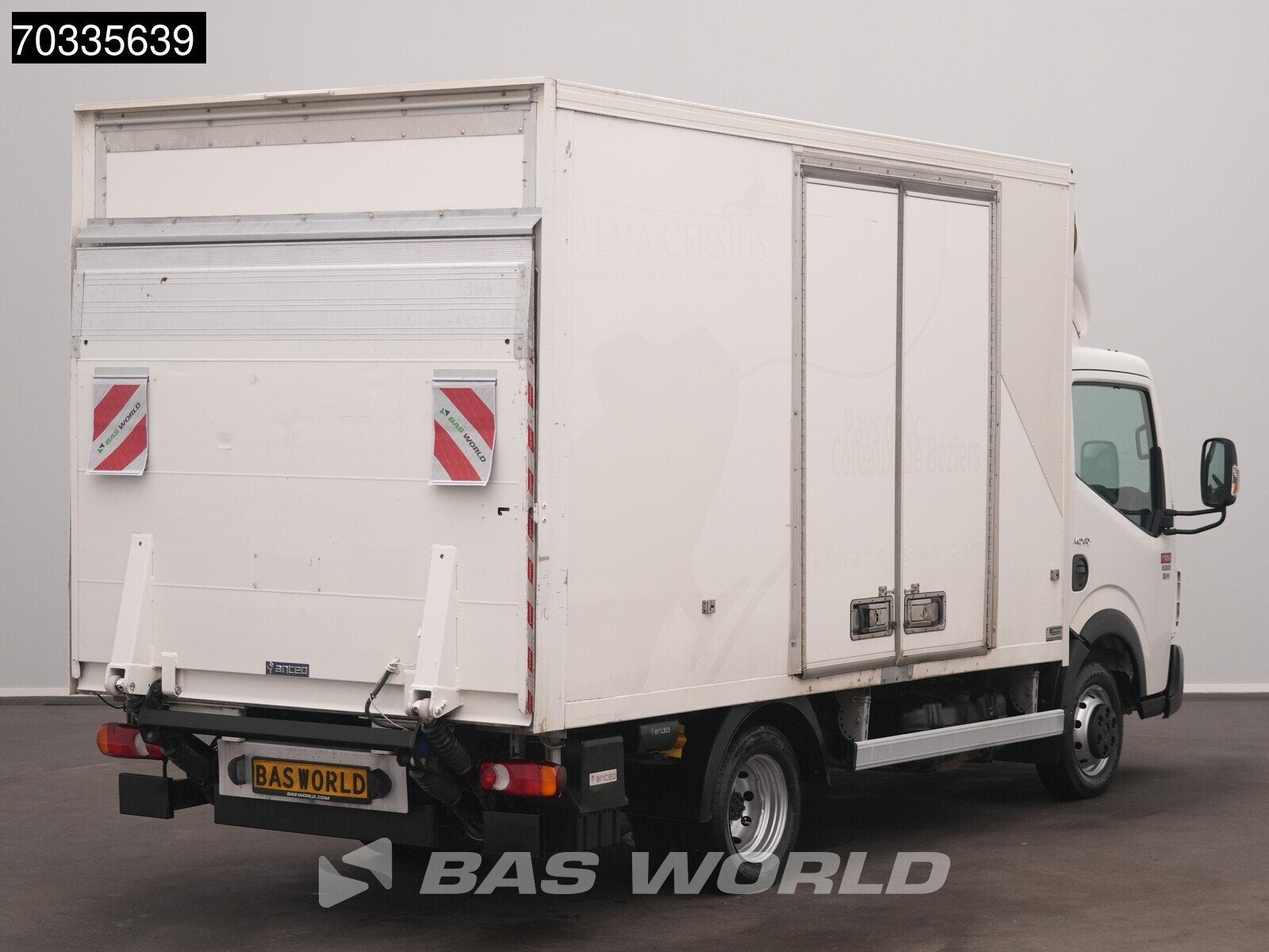 Renault Maxity 130PK Laadklep Bakwagen Zijdeuren Dubbellucht, Auto's, Stof, Gebruikt, 4 cilinders, Renault