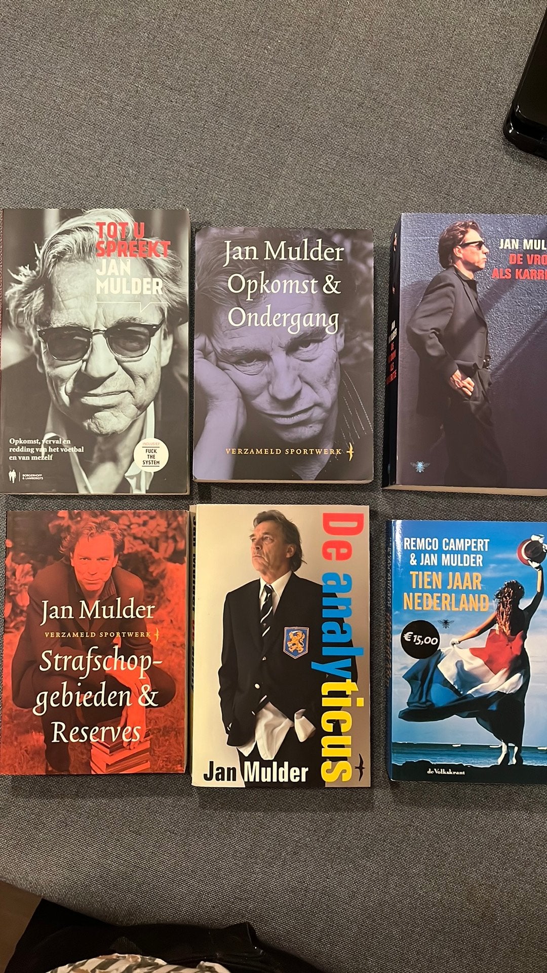 Jan Mulder: 6 boeken, Ophalen of Verzenden, Zo goed als nieuw