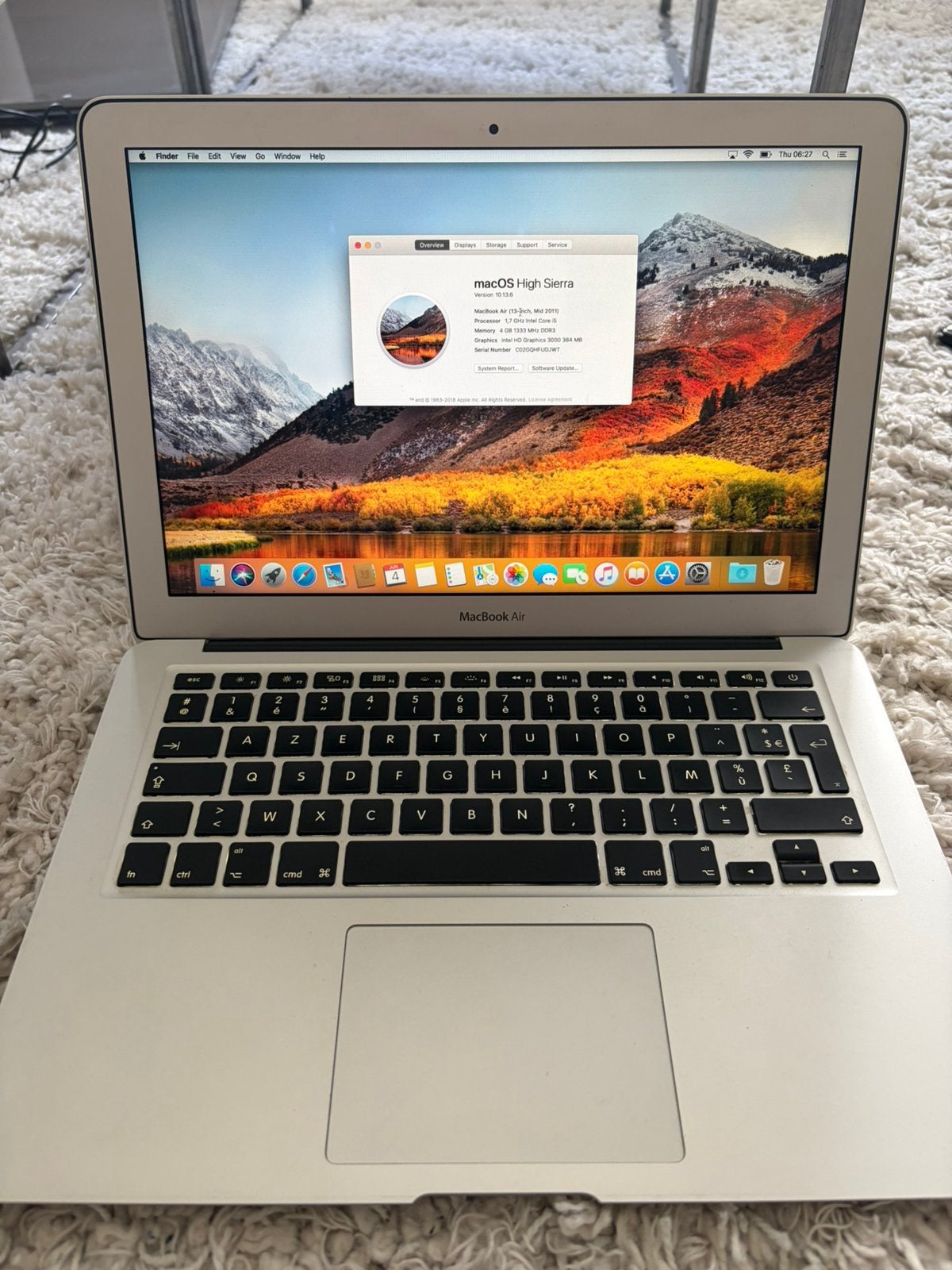MacBook Air 2011 - i5, 512GB SSD, Computers en Software, Ophalen, 13 inch, Minder dan 2 Ghz, 512 GB
