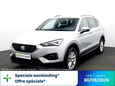 Seat Tarraco STYLE 1.5 TSI 150 PK DSG-7 / ACC / Camera / App, Autos, Argent ou Gris, Automatique, Essence, Tarraco