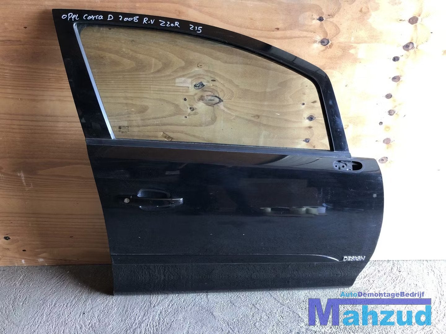 Opel Corsa D Zwart Z20R Rechts voor deur portier, Auto-onderdelen, Gebruikt, Deur, Opel Automobile GmbH, Kontakt@opel-infoservice.de