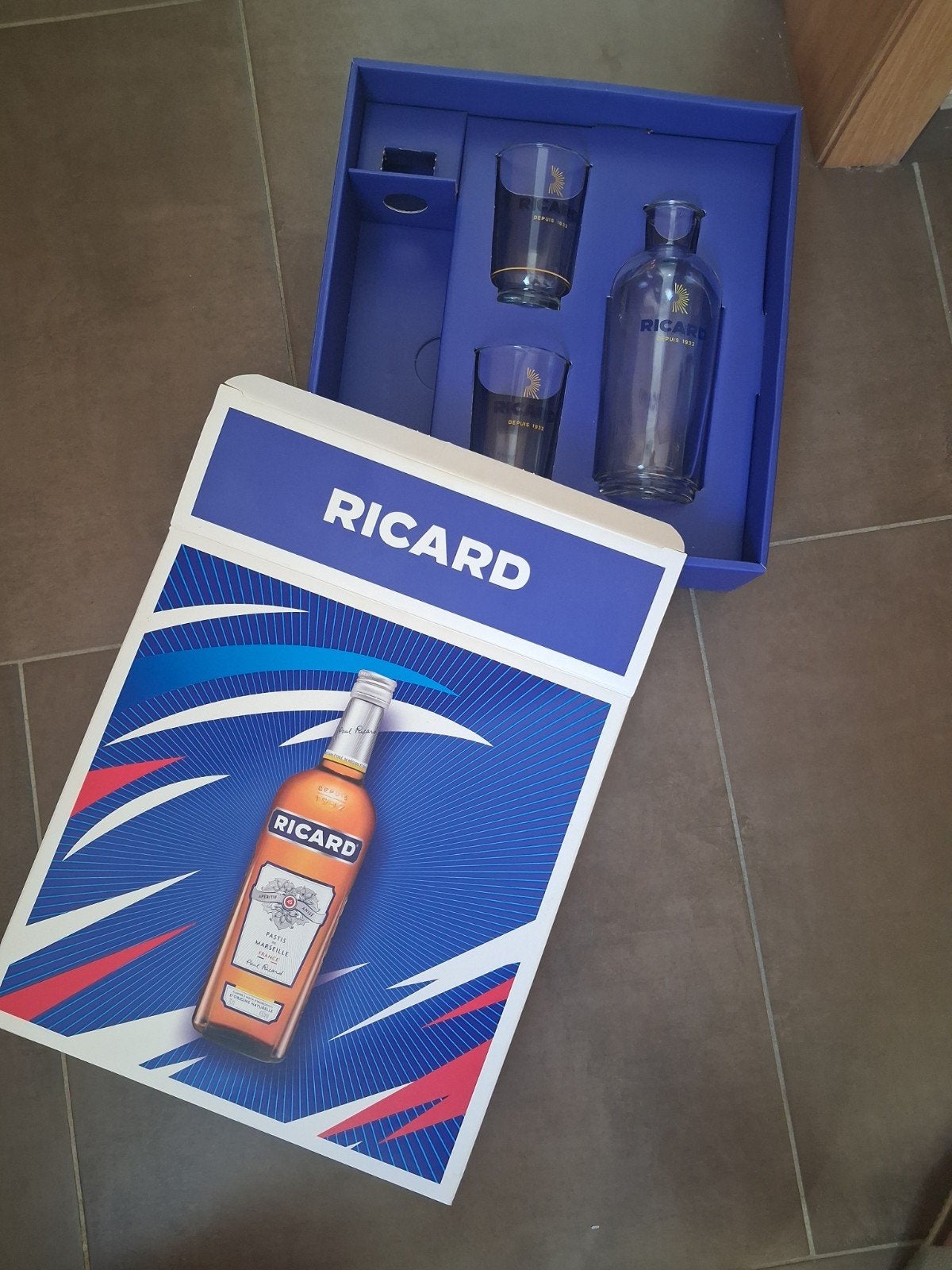 Ricard, Collections, Enlèvement
