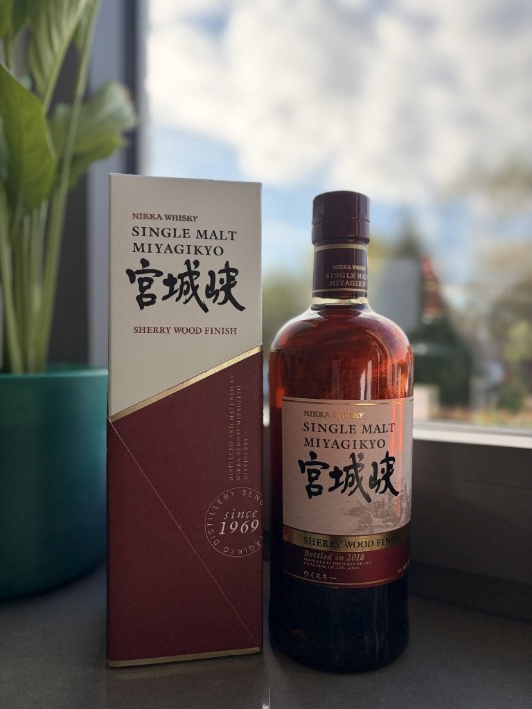 Nikka Miyagikyo Sherry Wood Finish 70cl 46%, Ophalen of Verzenden, Nieuw, Overige typen