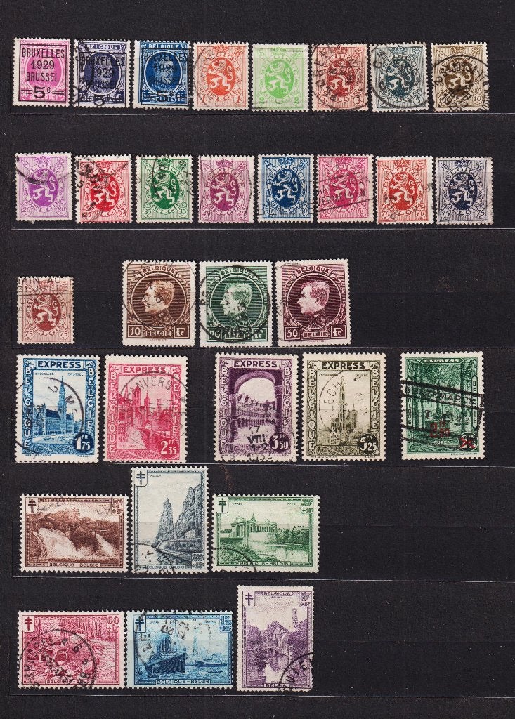 België 1929 gestempeld, Postzegels en Munten, Postzegels | Europa | België, Verzenden, Gestempeld, Gestempeld