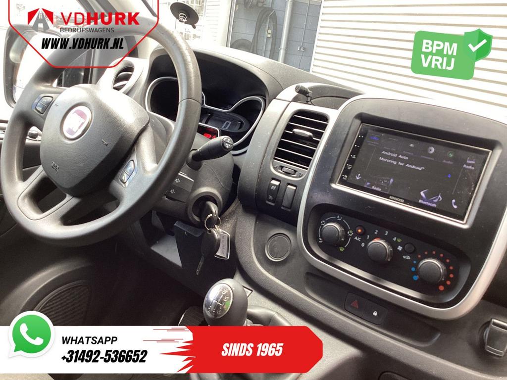 Fiat Talento 1.6 MJ 125 pk L2 DC Dubbel Cabine EXPORT ONLY A, 174 g/km, Wit, Bedrijf, Parkeersensor