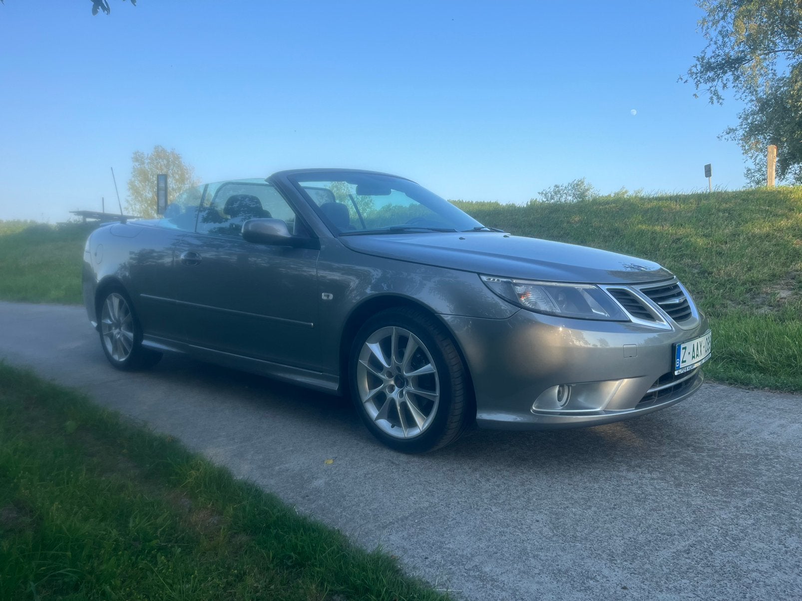 Prachtige Saab 9-3 Linaer in showroomconditie met Garantie, Autos, Cuir, Argent ou Gris, Achat, 110 kW