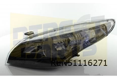 Renault Megane III (4/12-1/14) Koplamp Links (chrome boven/z, Neuf, -, Renault, -
