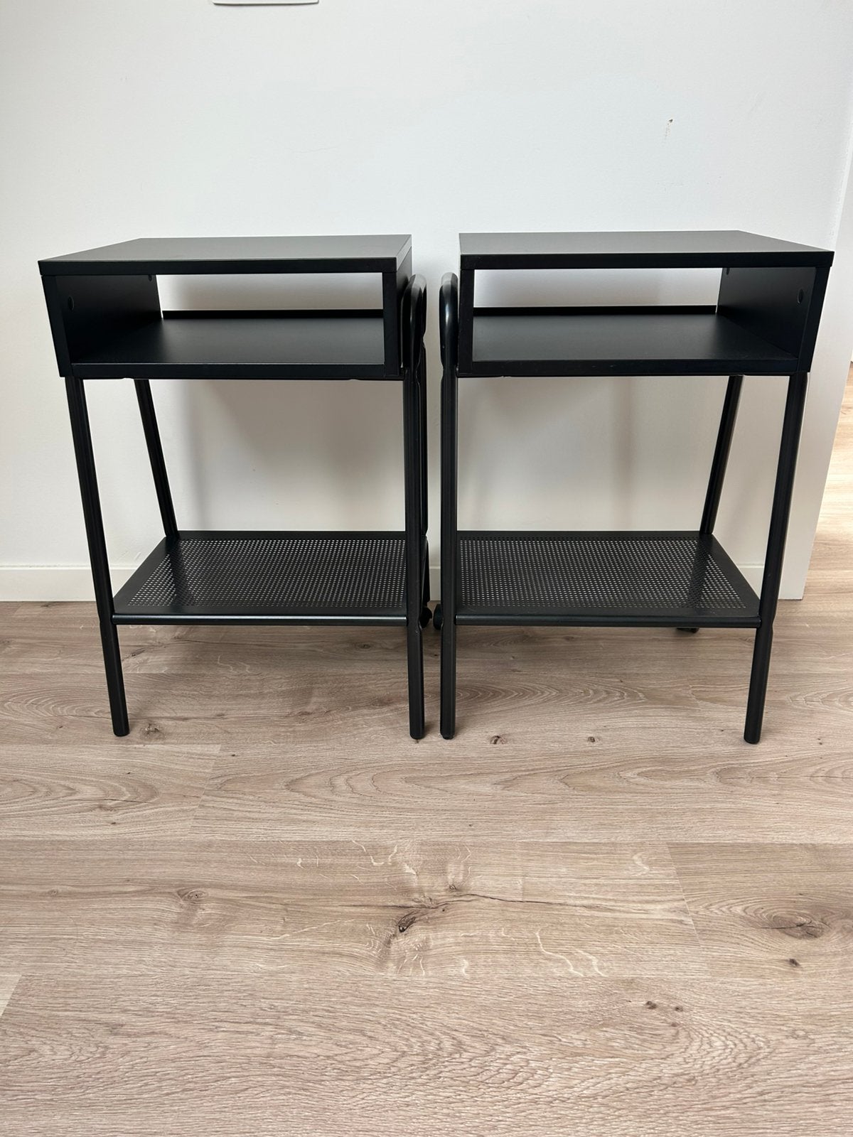 2 ikea nachtkasjes setskog, Ophalen, Zo goed als nieuw
