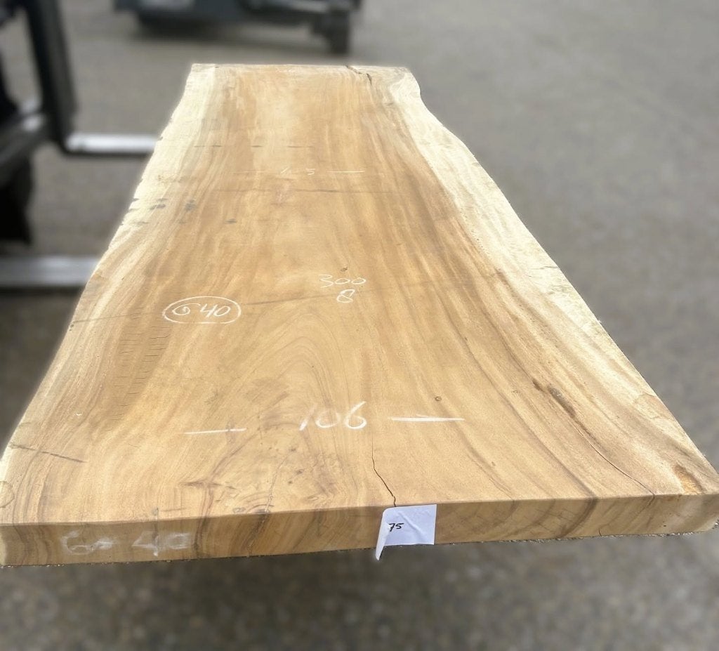 Onbehandeld SUAR tafelblad! 3000x1100x80mm, Ophalen, 100 tot 150 cm, Overige houtsoorten, Nieuw