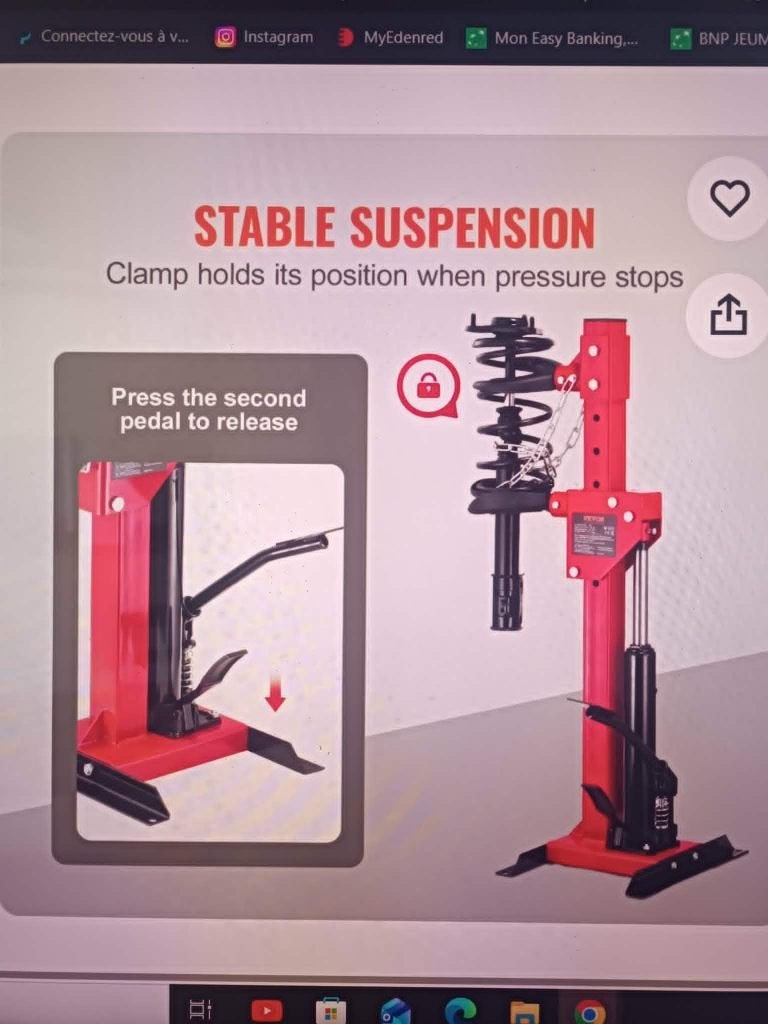 Compresseur a ressorts VEVOR, Autos : Pièces & Accessoires, Suspension & Châssis, Neuf, Enlèvement