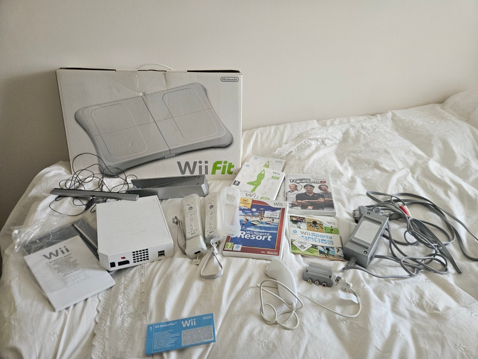 wii met spelletjes en board, Enlèvement, Utilisé
