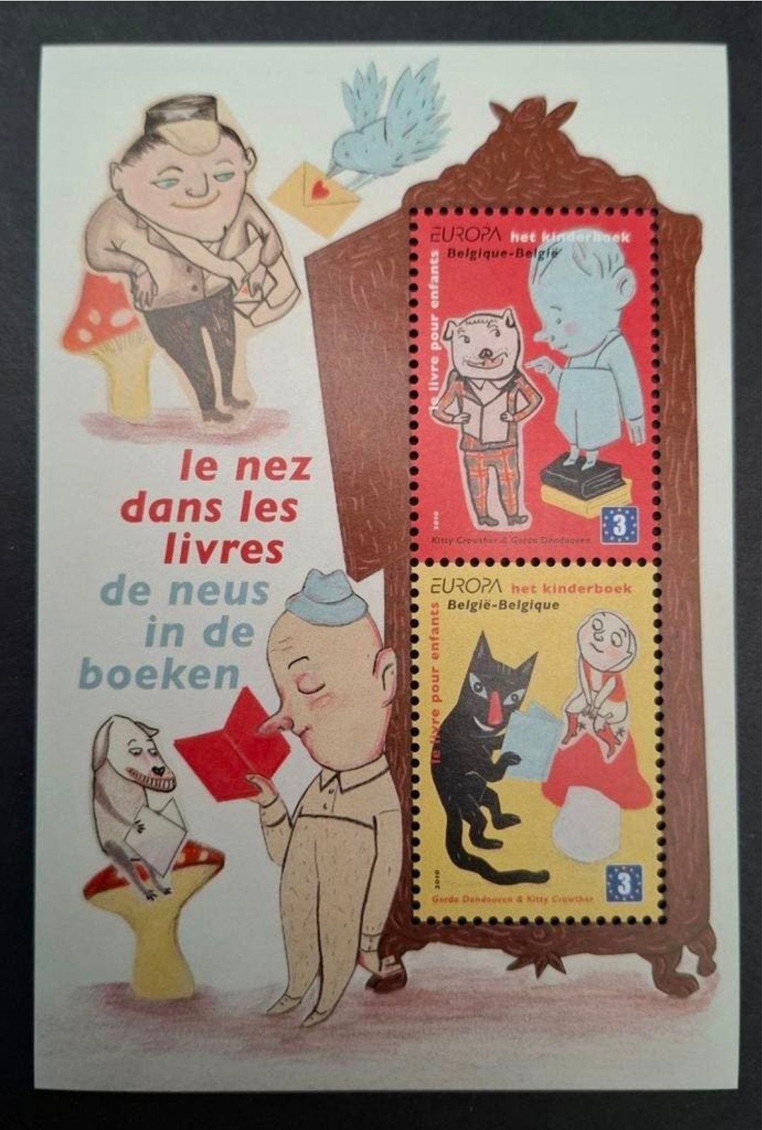 België: OBP 4002/03-BL179 ** Europa 2010., Europa, Frankeerzegel, Ophalen of Verzenden, Zonder stempel