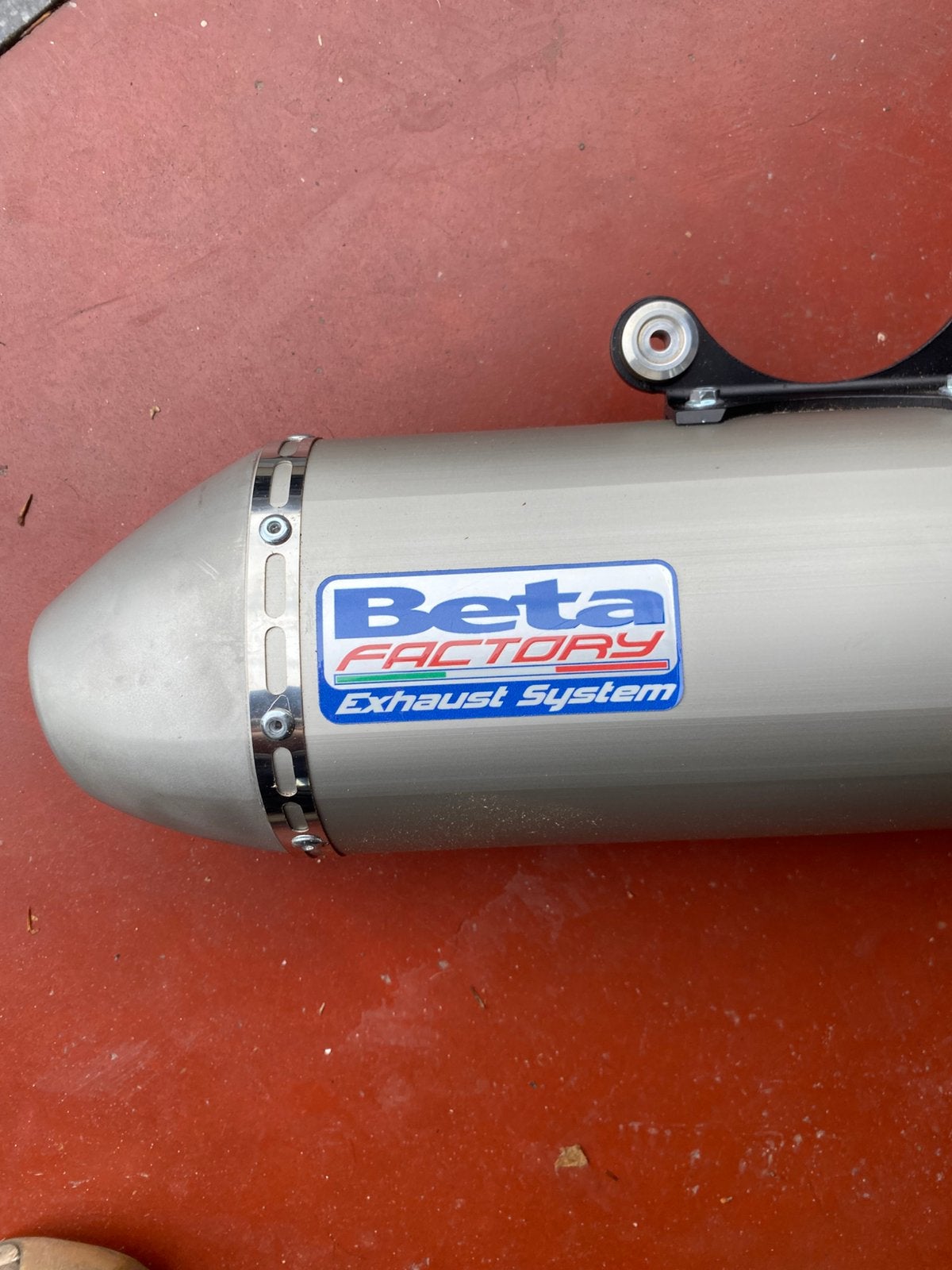 Uitlaatdemper beta 390rr enduro of cross., Motos, Pièces | Autre, Enlèvement, Utilisé