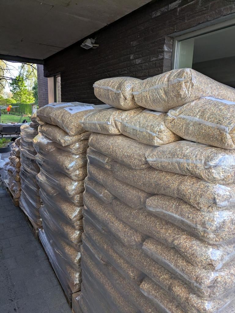 Promotie kippen graan, Tuin en Terras, Brandhout, Ophalen