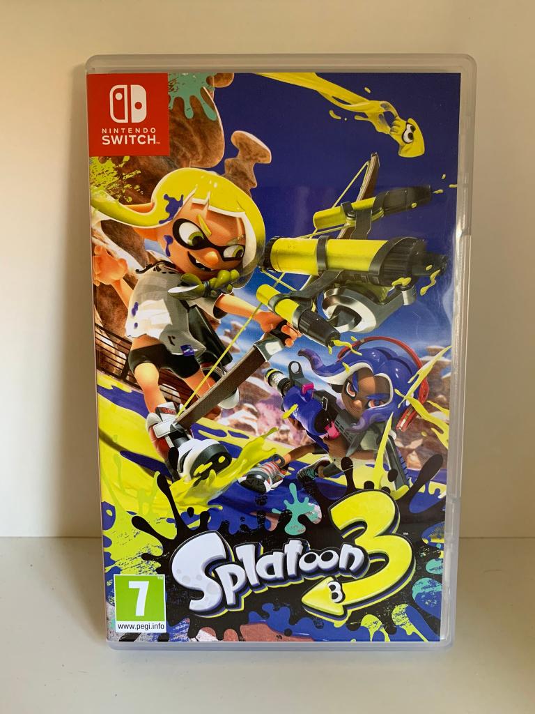 Splatoon 3 — Nintendo Switch, Games en Spelcomputers, Games | Nintendo Switch, Zo goed als nieuw, Avontuur en Actie, 3 spelers of meer